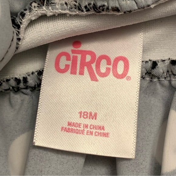 Baby Girl’s 18M Black Polka Dot Hot Pink Trim Takini 2-PC Swimsuit Tiered Top EC - Picture 4 of 14